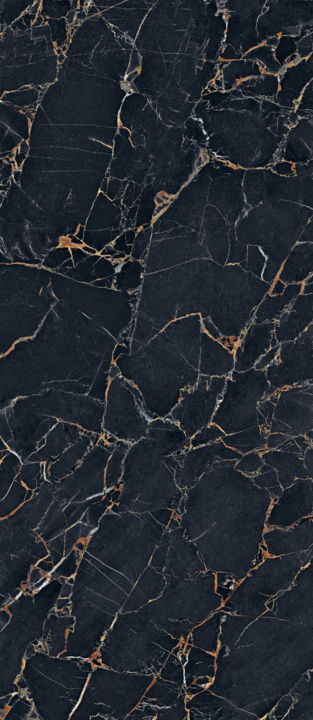 Grossformatplatte in Marmoroptik ABK Sensi Signoria Port Gold, 120x280 cm, 6 mm, seidenmatt (soft)