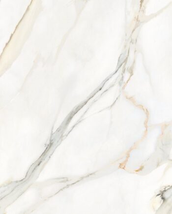 Feinsteinzeug in Marmoroptik ABK Sensi Signoria Calacatta Michelangelo, 60x120 cm, 8,5 mm, natur matt, rutschhemmend R10