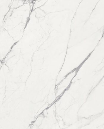 Feinsteinzeug in Marmoroptik ABK Sensi Signoria Statuario Light, 120x120 cm, 8,5 mm, 3D-strukturiert (antique)