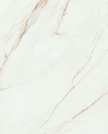 Grossformatplatte in Marmoroptik ABK Sensi Up Calacatta Gold, 160x320 cm, 6 mm, poliert (lux)