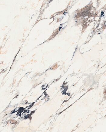 Feinsteinzeug in Marmoroptik ABK Sensi Up Breccia Melange, 120x120 cm, 8,5 mm, poliert (lux)