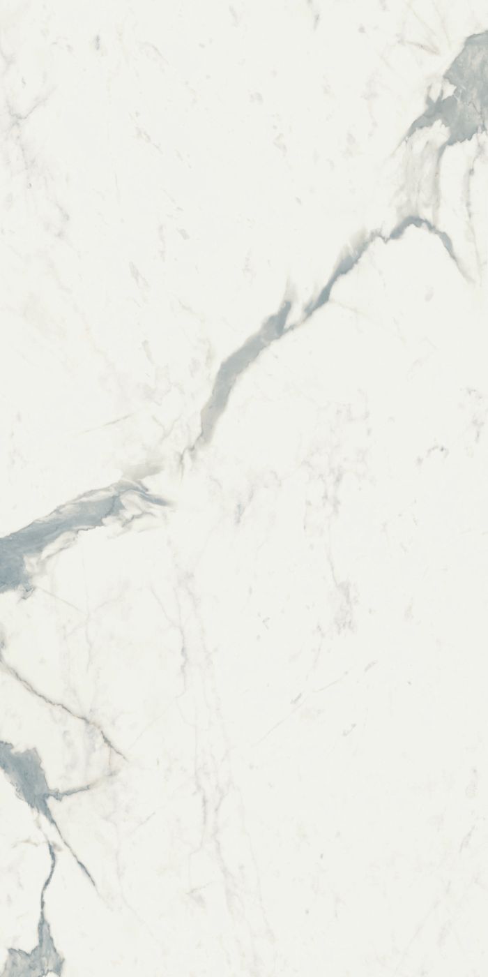 Feinsteinzeug in Marmoroptik ABK Sensi Up Statuario Versilia, 60x120 cm, 8,5 mm, natur matt, rutschhemmend R10