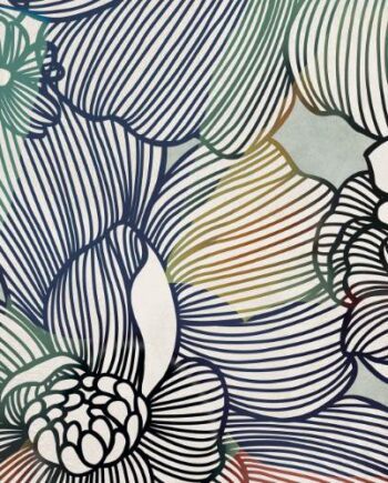 Gemusterte Dekorfliese ABK Wide&Style Sixties Light, 120x240 cm (4 x 60x120 cm), 8,5 mm, matt