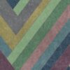 Gemusterte Dekorfliese ABK Wide&Style Blocks Violet, 120x240 cm (4 x 60x120 cm), 8,5 mm, matt