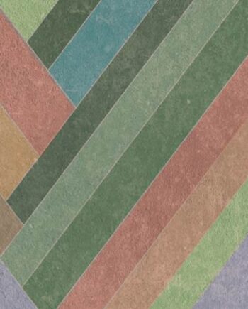 Gemusterte Dekorfliese ABK Wide&Style Blocks Sage, 120x240 cm (4 x 60x120 cm), 8,5 mm, matt