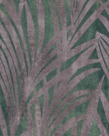 Gemusterte Dekor-Grossformatplatte ABK Wide&Style Jungle Green, 160x320 cm, 6 mm, matt