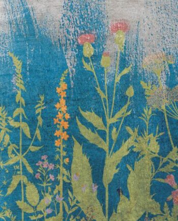 Gemusterte Dekor-Grossformatplatte ABK Wide&Style Botanical A, 160x320 cm, 6 mm, matt