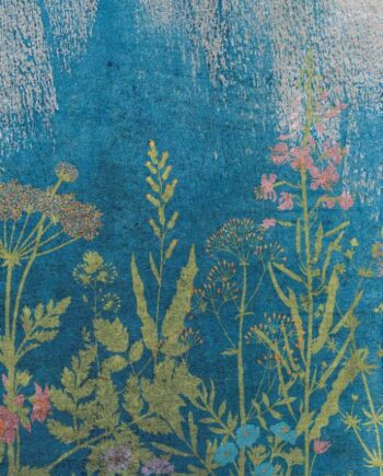 Gemusterte Dekor-Grossformatplatte ABK Wide&Style Botanical B, 160x320 cm, 6 mm, matt
