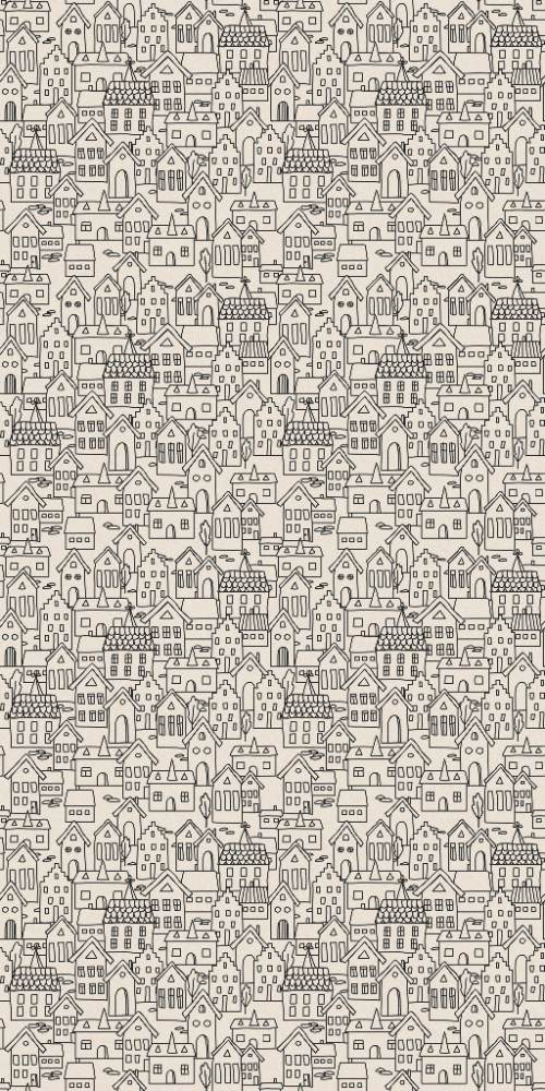 Gemusterte Dekor-Grossformatplatte ABK Wide&Style Paint the House, 160x320 cm, 6 mm, matt