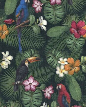 Gemusterte Dekor-Grossformatplatte ABK Wide&Style Rain Forest, 160x320 cm, 6 mm, matt