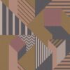 Gemusterte Dekor-Grossformatplatte ABK Wide&Style Perspective Brown, 160x320 cm, 6 mm, matt