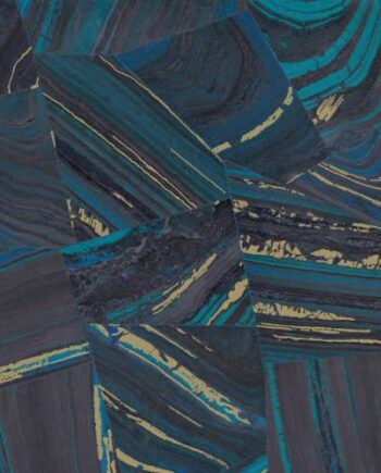 Gemusterte Dekorfliese ABK Wide&Style Precious Blue, 60x120 cm, 8,5 mm, matt