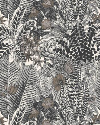 Gemusterte Dekor-Grossformatplatte ABK Wide&Style Esotica, 160x320 cm, 6 mm, matt