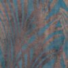 Gemusterte Dekor-Grossformatplatte ABK Wide&Style Jungle Blue, 120x280 cm, 6 mm, matt