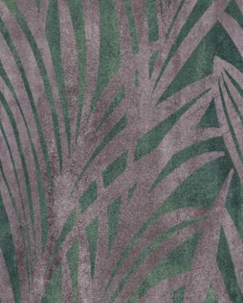 Gemusterte Dekor-Grossformatplatte ABK Wide&Style Jungle Green, 120x280 cm, 6 mm, matt