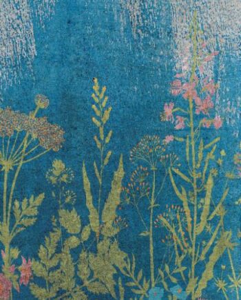 Gemusterte Dekor-Grossformatplatte ABK Wide&Style Botanical B, 120x280 cm, 6 mm, matt