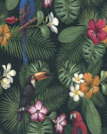 Gemusterte Dekor-Grossformatplatte ABK Wide&Style Rain Forest, 120x280 cm, 6 mm, matt