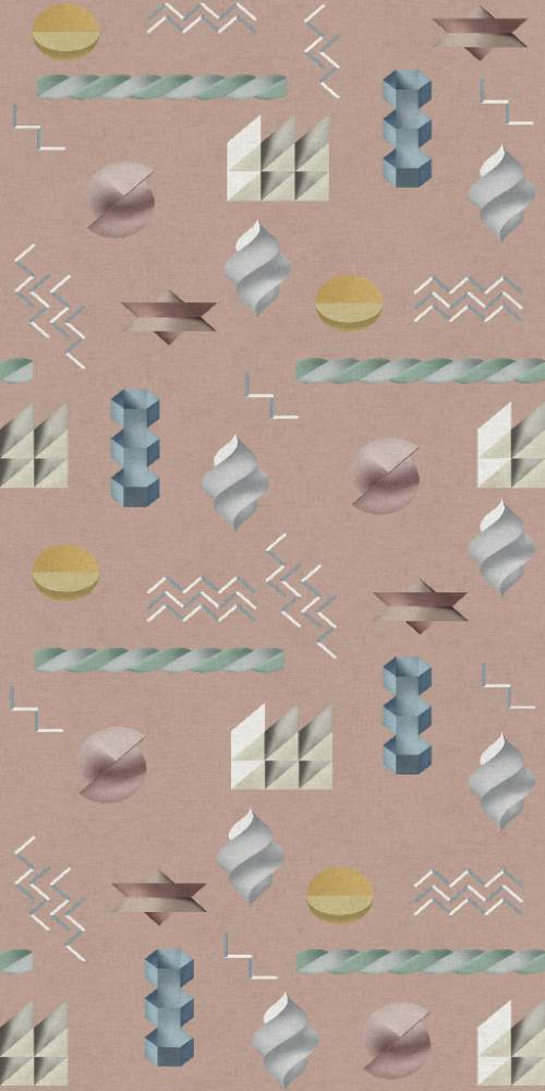 Gemusterte Dekor-Grossformatplatte ABK Wide&Style Dreams, 160x320 cm, 6 mm, matt