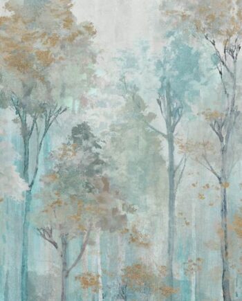 Gemusterte Dekor-Grossformatplatte ABK Wide&Style Trees Ivory A, 160x320 cm, 6 mm, matt