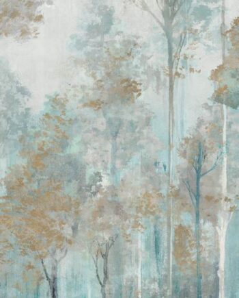 Gemusterte Dekor-Grossformatplatte ABK Wide&Style Trees Ivory B, 160x320 cm, 6 mm, matt