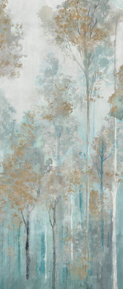 Gemusterte Dekor-Grossformatplatte ABK Wide&Style Trees Ivory B, 120x280 cm, 6 mm, matt