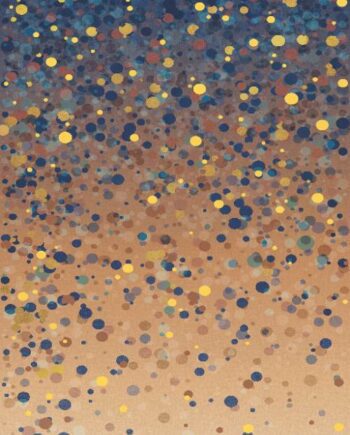Gemusterte Dekor-Grossformatplatte ABK Wide&Style Confetti Blue A, 160x320 cm, 6 mm, matt
