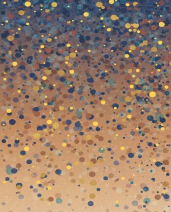 Gemusterte Dekor-Grossformatplatte ABK Wide&Style Confetti Blue B, 160x320 cm, 6 mm, matt