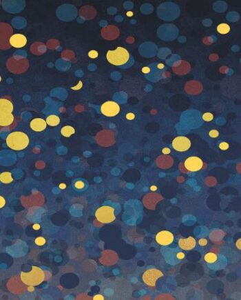 Gemusterte Dekorfliese ABK Wide&Style Confetti Blue A, 120x240 cm (4 x 60x120 cm), 8,5 mm, matt