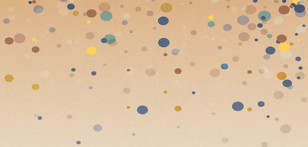 Gemusterte Dekorfliese ABK Wide&Style Confetti Blue B, 120x240 cm (4 x 60x120 cm), 8,5 mm, matt