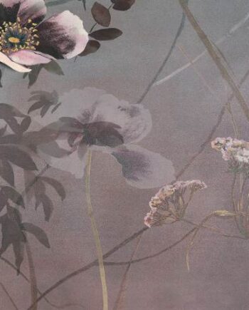 Gemusterte Dekorfliese ABK Wide&Style Country Flowers Pink B, 120x240 cm (4 x 60x120 cm), 8,5 mm, matt