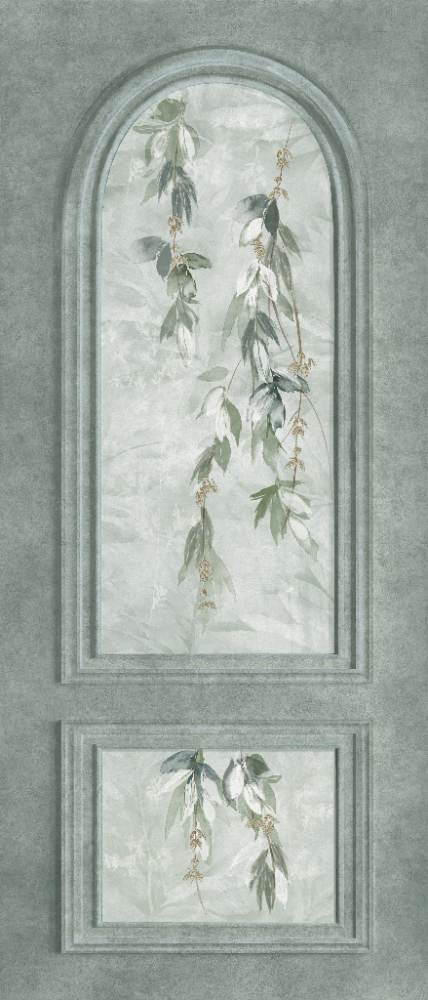 Gemusterte Dekor-Grossformatplatte ABK Wide&Style Palazzo B, 120x280 cm, 6 mm, matt