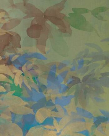 Gemusterte Dekorfliese ABK Wide&Style Foliage Yellow A, 120x240 cm (4 x 60x120 cm), 8,5 mm, matt