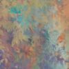 Gemusterte Dekor-Grossformatplatte ABK Wide&Style Foliage Orange A, 120x280 cm, 6 mm, matt