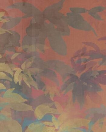 Gemusterte Dekorfliese ABK Wide&Style Foliage Orange A, 120x240 cm (4 x 60x120 cm), 8,5 mm, matt