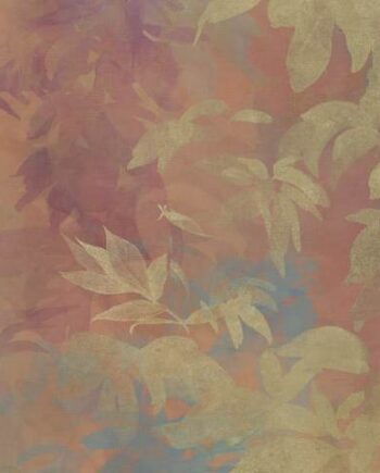 Gemusterte Dekorfliese ABK Wide&Style Foliage Orange B, 120x240 cm (4 x 60x120 cm), 8,5 mm, matt