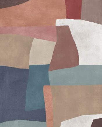 Gemusterte Dekor-Grossformatplatte ABK Wide&Style Moodboard A, 160x320 cm, 6 mm, matt