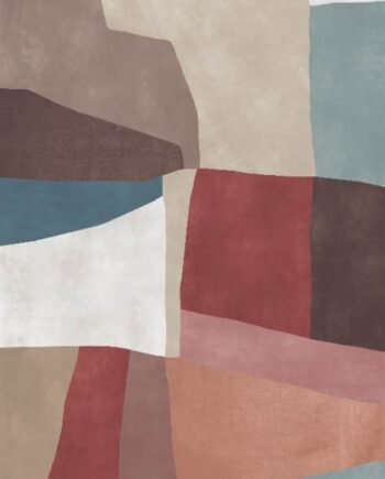 Gemusterte Dekor-Grossformatplatte ABK Wide&Style Moodboard B, 160x320 cm, 6 mm, matt