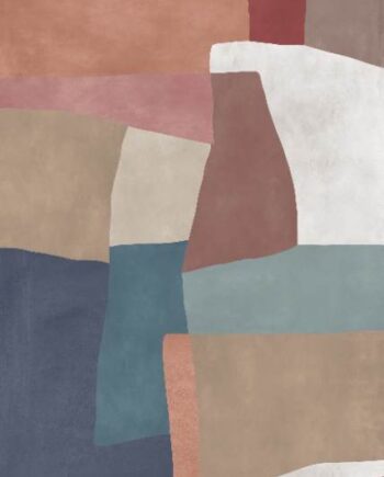 Gemusterte Dekor-Grossformatplatte ABK Wide&Style Moodboard A, 120x280 cm, 6 mm, matt