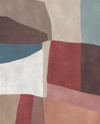 Gemusterte Dekor-Grossformatplatte ABK Wide&Style Moodboard B, 120x280 cm, 6 mm, matt