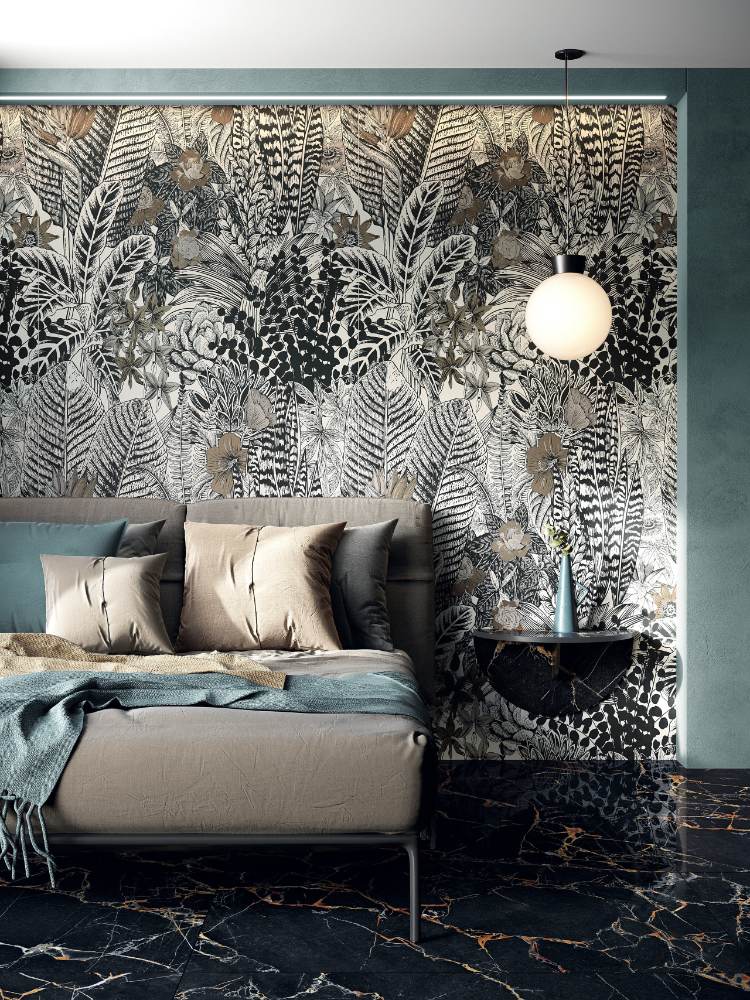 Gemusterte Dekorfliese ABK Wide&Style Esotica, 120x240 cm (4 x 60x120 cm), 8,5 mm, matt