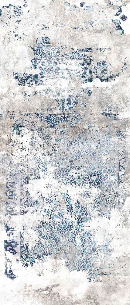 Gemusterte Dekor-Grossformatplatte ABK Wide&Style Fresco, 120x280 cm, 6 mm, matt