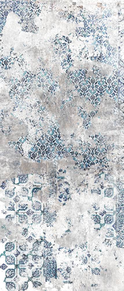Gemusterte Dekor-Grossformatplatte ABK Wide&Style Fresco, 120x280 cm, 6 mm, matt