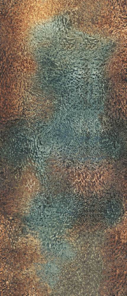 Gemusterte Dekor-Grossformatplatte ABK Wide&Style Frost, 120x280 cm, 6 mm, poliert (Lux)