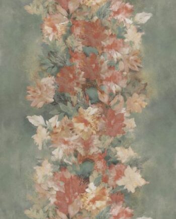 Gemusterte Dekor-Grossformatplatte ABK Wide&Style Peonies, 120x280 cm, 6 mm, matt