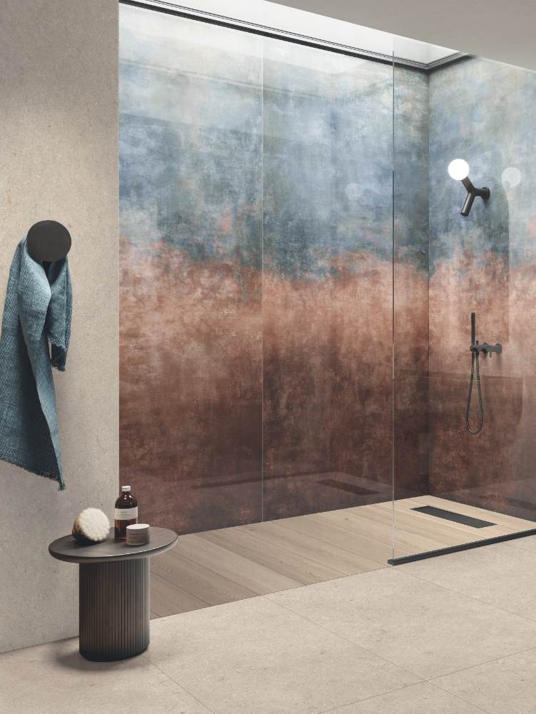 Gemusterte Dekor-Grossformatplatte ABK Wide&Style Degradé, 120x280 cm, 6 mm, poliert (Lux) – 3