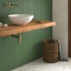 Waschbecken Dune Fragmenta Verde 40x40x15 cm, handbemaltes Keramik-Aufsatzwaschbecken – 2