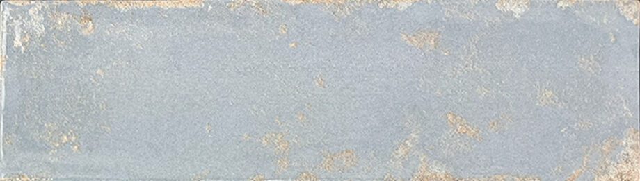 189189-1 Kulunud servadega läikiv keraamiline seinaplaat Dune Antiga Azul, 6,9x24 cm, 9 mm, sinine