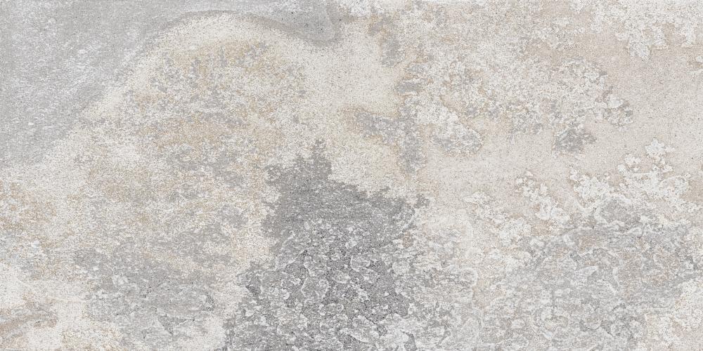 Bodenfliese aus Feinsteinzeug in Schieferoptik Dune Ardesia Chiara, 30x60 cm, 8 mm, helles Quarzitgrau, R11