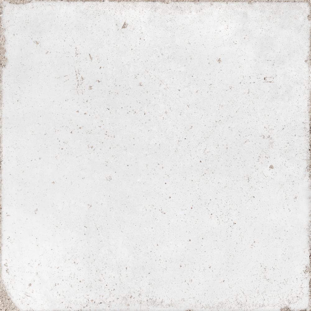 Bodenfliese aus Feinsteinzeug in Handmade-Optik Dune Atlantique Blanc, 20x20 cm, 9 mm, Weiß, Soft&Safe, R10