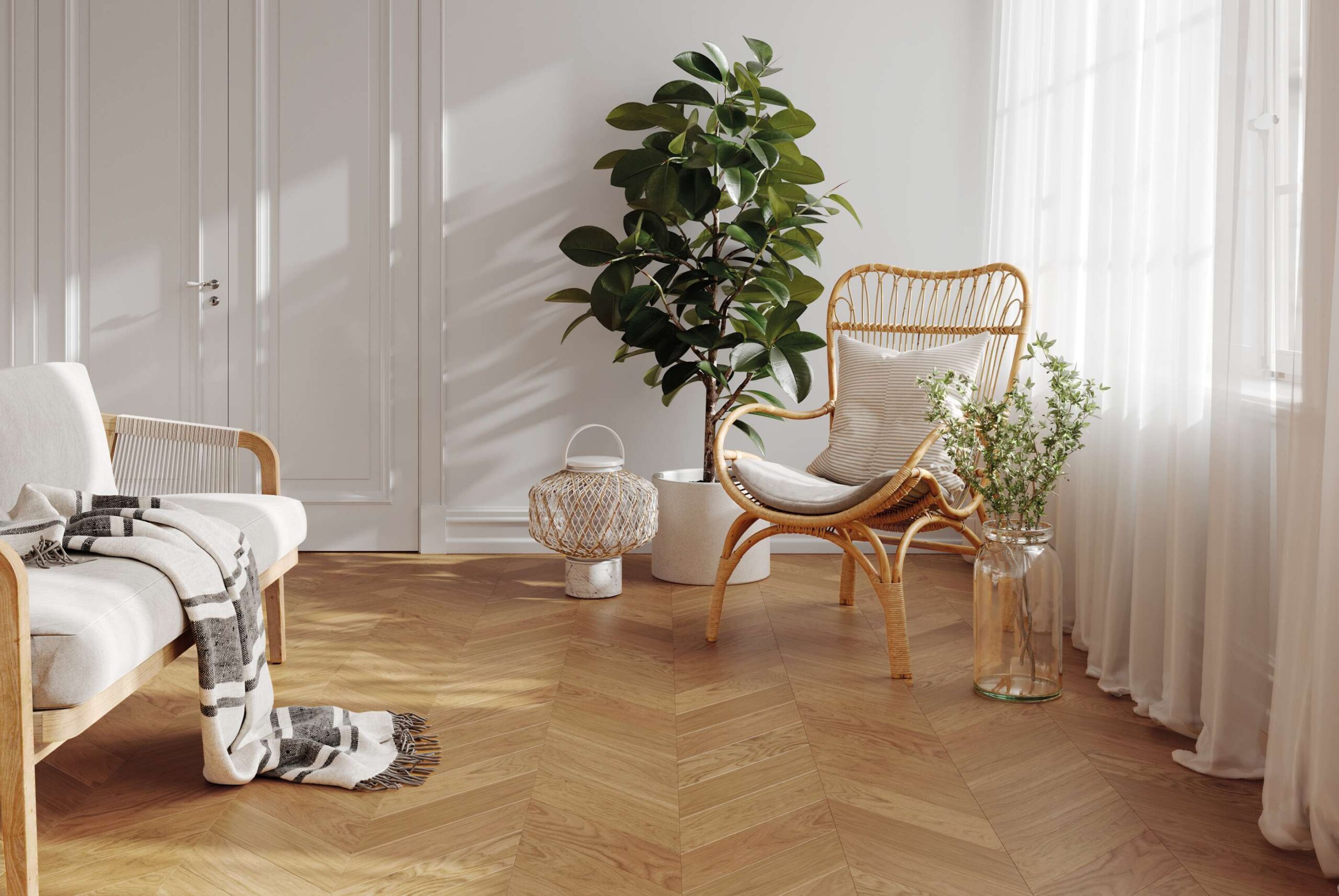 Chevron Parkett Eiche Esta AB extramatt lackiert – 3